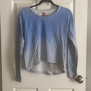 Blue ombré sweater